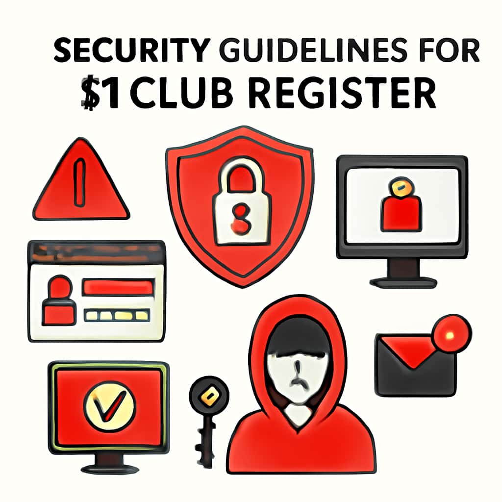 Diagram illustrating security best practices for 91 Club Register.
