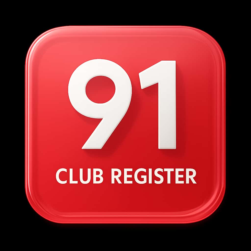 91 Club Register App Icon